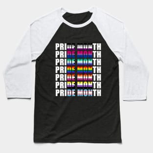 Pride Month Demon Variation Baseball T-Shirt